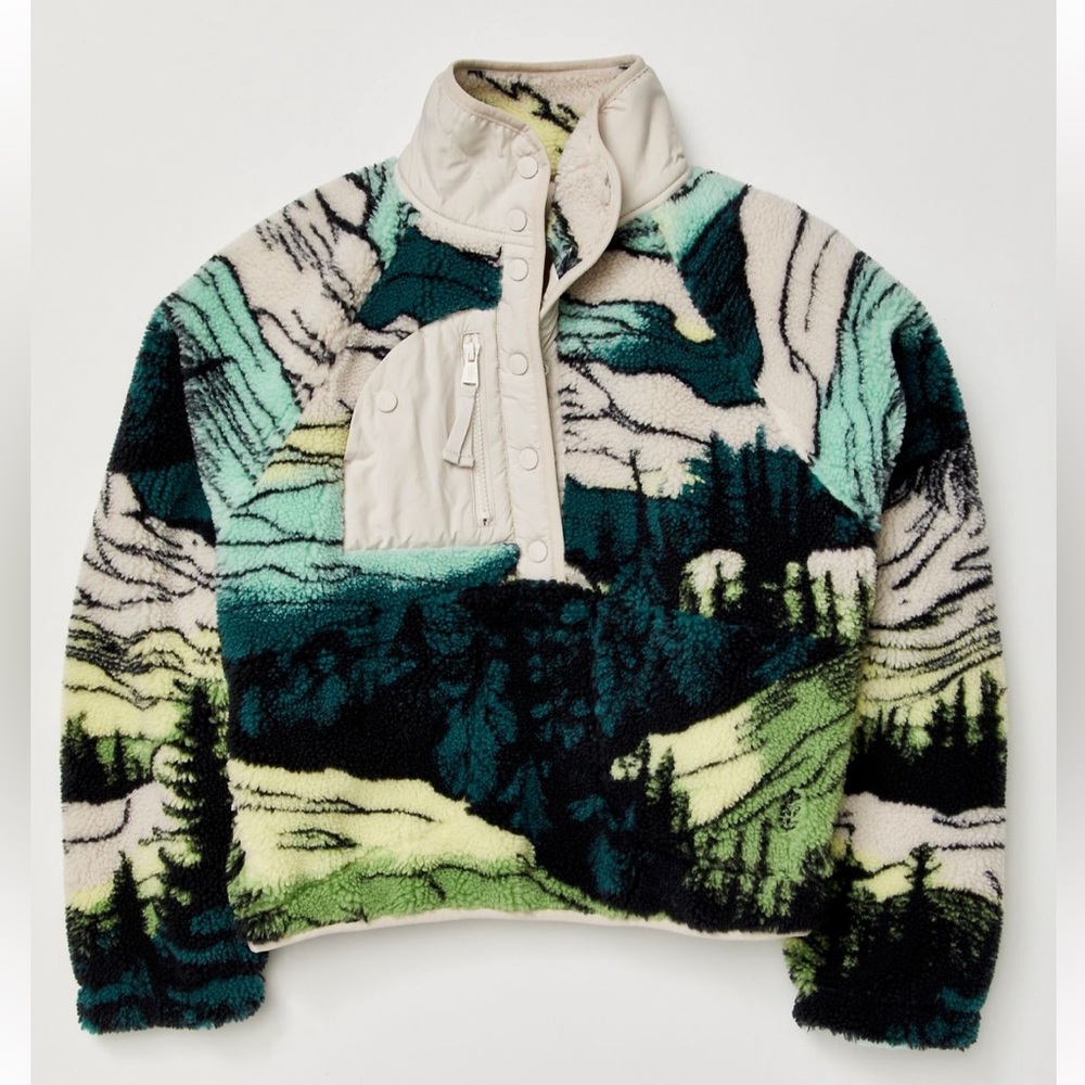 Free People - Hit The Slopes Printed Pullover